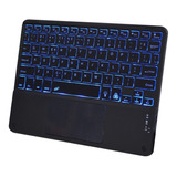 Teclado Blutooth Abnt2 Luz Touchpad Para Galaxy Tab S6 Lite