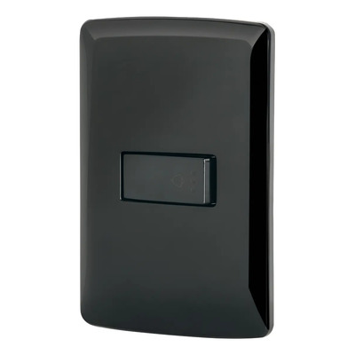 Placa Armada Con Timbre Negro Línea Italiana Volteck 47601 | MercadoLibre