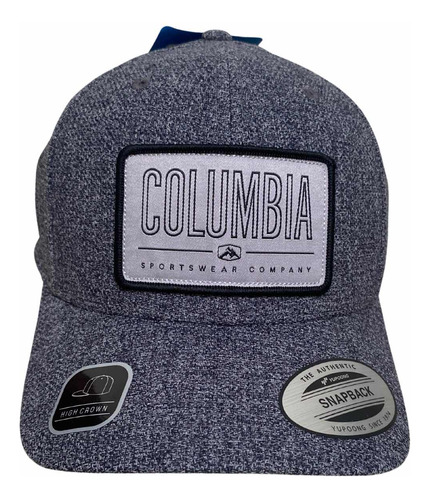 Gorra Gris Jaspeada Columbia Unisex Unitalla Mod.1766571