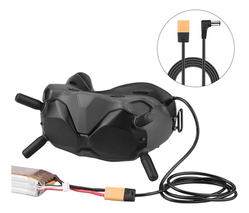 Cabo De Fonte De Alimentação Xt60 Plug Para Óculos Dji Fpv V