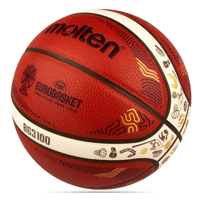Balón Molten #7 Bg3100-m3p Baloncesto Piel Interior-exterior Color Eurobasquet | Envío gratis