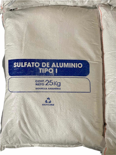 Sulfato De Aluminio Por 25 Kg Para Agua De Rio Delta, Isla