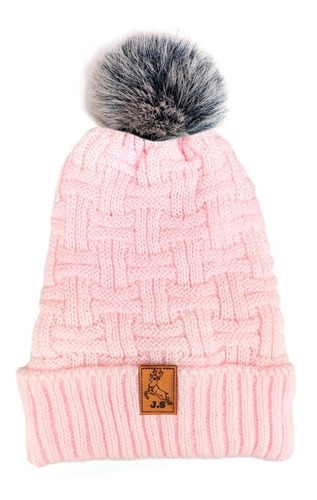 Gorro De Lana Con Pompon. Clima Frío Ropa Térmica Unisex