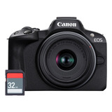 Eos R50 Rf 18-45mm  +sd 32gb +  Curso Online  + Garantía