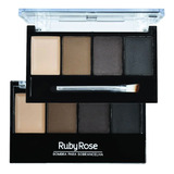 Trio Paleta Para Sobrancelha Sombra Ruby Rose