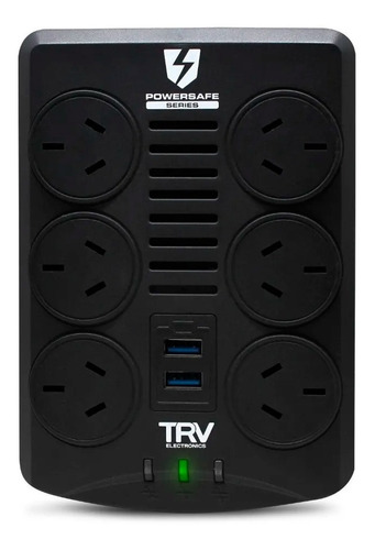 Estabilizador De Tension Trv Powersafe Gamer 6tomas Rj45,usb