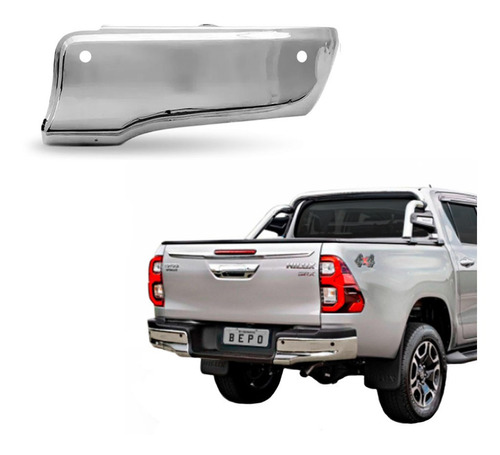 Ponteira Para-choque Hilux 2020 2021 2022 Ld C/furação