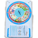 Juegos Mesa Aprendizaje Horario Reloj Ruleta Educativo Niño