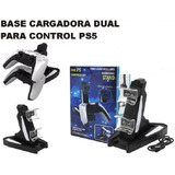 Base Soporte Cargador Usb Dual Para Controles De Ps5
