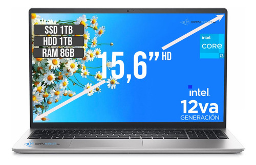 Dell Inspiron Intel Core I3 1215u Ssd 1tb + Hdd1tb Ram 8gb