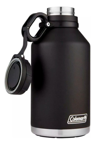 Termo Botellón Coleman Acero Inox. 1,9l Growler Negro