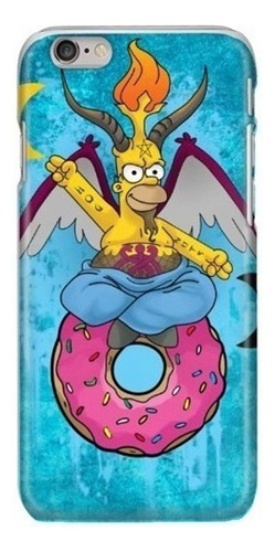 Funda Celular Homero Donas Rosquillas Baphomet Toda Marca