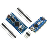 Placa Arduino Nano Com Conector V3 Pino Não Soldado