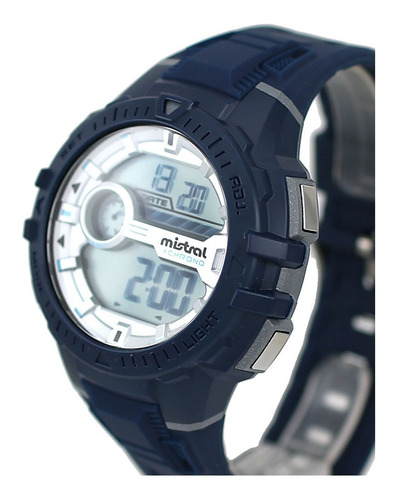 Reloj De Hombre Mistral  Digital Con Luz Wr 100m Garantía