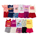 Kit 08 Peças De Roupa Infantil Menina Atacado Calor Feminino