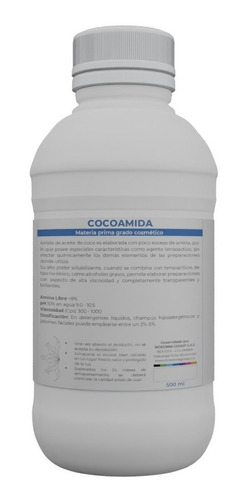 Cocoamida Propilbetaina 500 Ml