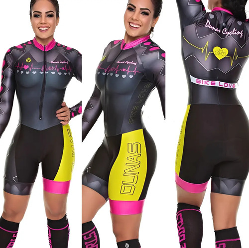 Kafitt Mono Ciclismo Mujer Manga Larga Maillot Ciclismo | Meses sin interés