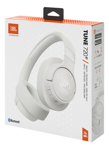 Fone De Ouvido Sem Fio Tune 720bt Branco Jbl