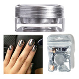 Pigmento Para Uñas Cromado U Rosalind, Efecto Espejo, 568u,