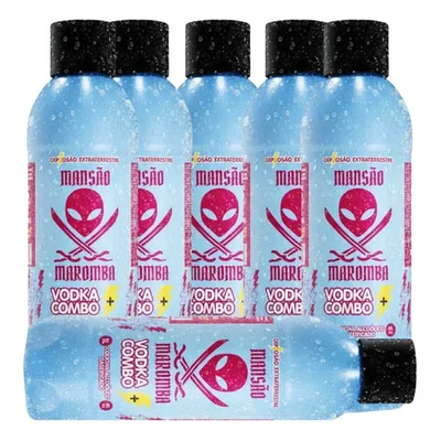 Drink Mansão Maromba Vodka Combo 6 Unidades 1l | Frete grátis