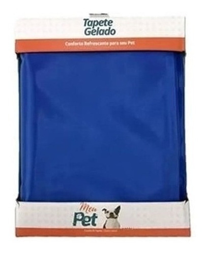 Pet Meu Pet Tapete Gelado - Azul Tamanho G 50cm X 65cm