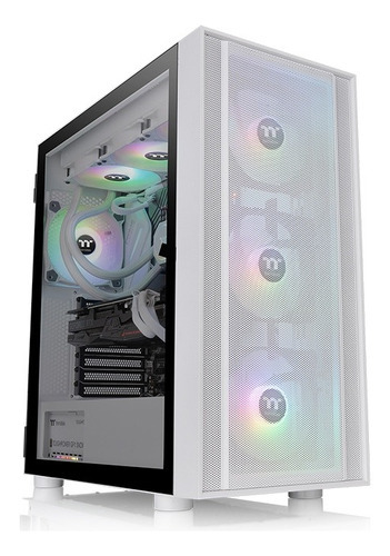 Gabinete Thermaltake H570 Tg Argb Snow Mid Tower C/templado Color Blanco