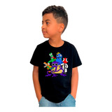 Camiseta Infantil Roblox Jogo Game Rainbow Friends Mod3