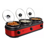 Richos Buffet Rechaud Elétrico Bella Triplo Red 220v -oferta