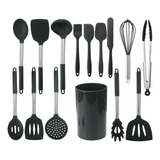 Utensilios De Cocina Domésticos De 15 Piezas Con Soporte Ant