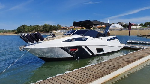 LANCHA FIB FOCKER 330 SPORT LIMITED ZERA PRONTA PARA NAVEGAR