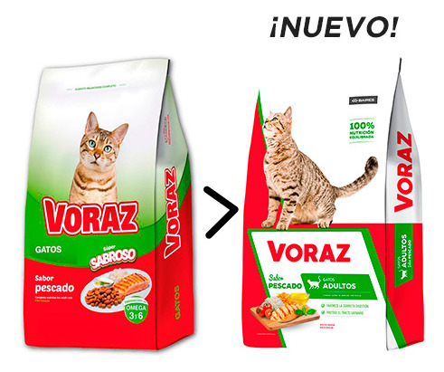 Alimento Para Gatos Voraz Pescado X 20 Kg Envío S/c