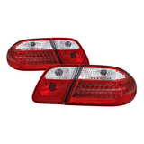 Mercedes Benz 96-02 W210 E-class Red Clear Led Tail Ligh Jjd