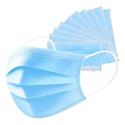 Cubrebocas Tricapa Azul Protective Mask 1000 Piezas Adultos Descartables | Envío gratis