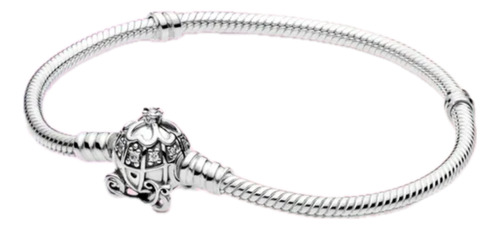 Pulsera Carroza Disney Pandora Outlet Cenicient Charm Plata 