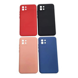 Funda Silicone Case Con Felpa + Vidrio Full Para Samsung A03