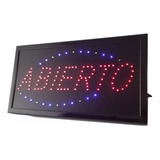 Anuncio Luminoso Led Abierto Negocios Tiendas