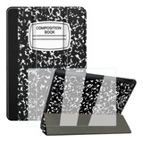 Mica + Funda Smart Case Para iPad 5ta Y 6ta Gen Book Negro