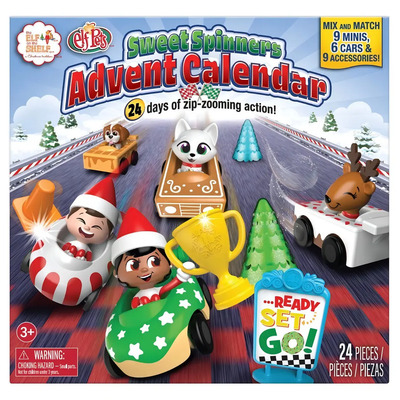 Calendario Adviento Dulce Giratorio Elf On The Shelf con Minifiguras y Vehículos | Envío gratis