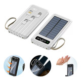 Power Bank Solar 20000mah Com 4 Portas Alta Capacidade