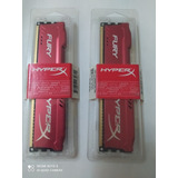 2 Memorias Ram Ddr3 4gb 1866 Hyperx Fury Kingston , 2x4=8 Gb