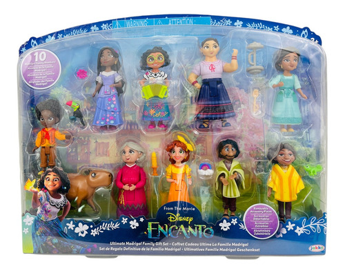 Set 10 Figuras Familia Madrigal Disney Encanto Muñecos