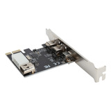 Placa De Captura Pcie, Placa De Expansão De 3 Portas, Interf