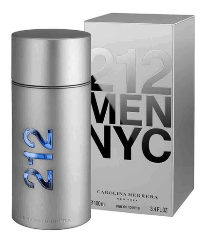 212 Carolina Herrera Edt 100 Ml Hombre / Original Lodoro