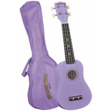 Ukelele Soprano Du-100 Rainbow, Color Negro, De La Marca Dia