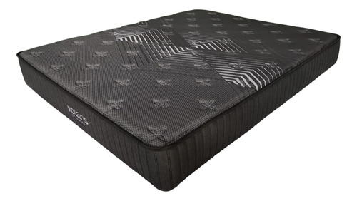 Colchon Resortes Pocket 2 Plazas 190x150x26 Cm Full Confort Color Negro