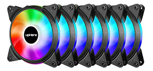 Pack De 6 Ventiladores Rgb 120mm 5v Con Control Inteligente 