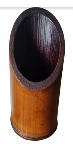 15 Maceteros , Maceta De Bambú Artesanales / Base Decorativa