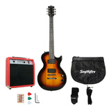 Guitarra Eléctrica Smithfire Lp-100 Paquete Sombra Les Paul