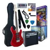 Guitarra Eléctrica Yamaha Erg121gp Iimr Kit Ampl/estuche/red Color Rojo Orientación De La Mano Diestro