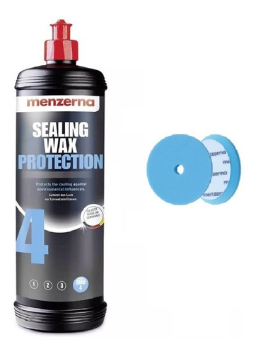 Kit Menzerna Sealing Wax Protection 4 De 1lt + Pad Paso 4